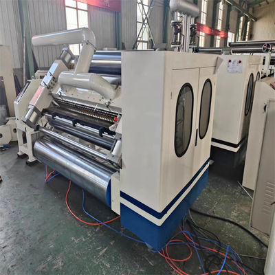 6500 kg Vingerloze enkelzijdige gegolfde machine voor gegolfde papierrol en -plaat