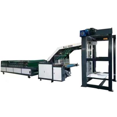 Semi-automatische kartonnen kartonnen fluitlamineermachine voor gegolfde dozen 13kw