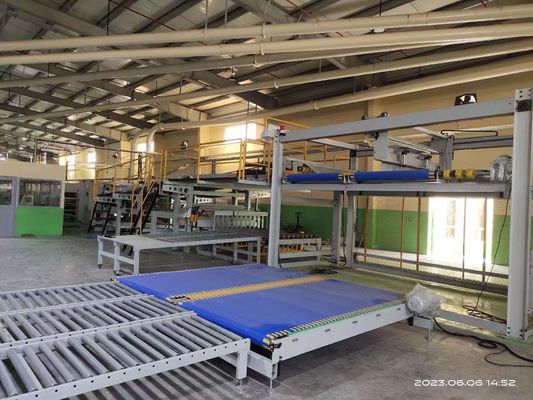 4500 kg golfkartonmachine met 7 lagen golfkartonproductielijn