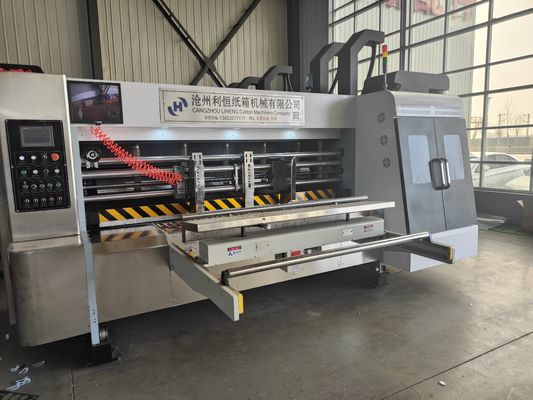 Hoog effectief Liheng Flexo gegolfde karton printing slotting rotary die-cutting systeem