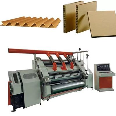 Single Facer Machine voor N F E Flute Fingerless Type in 2 laag Gekrompen Board Line