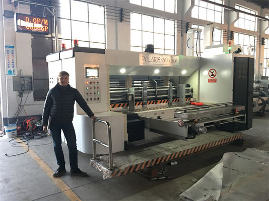 Langer levensduur 4 Kleurflexodrukmachine met slot- en strijksnijfuncties