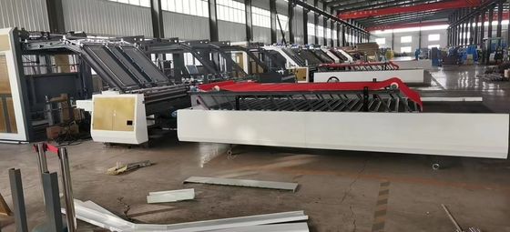 220V Reclame C Boxmac half-automatische fluit gegolfde papier doos lamineermachine