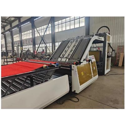 220V Reclame C Boxmac half-automatische fluit gegolfde papier doos lamineermachine