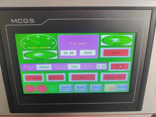 Fluitlamineermachine met kleine automatische kartonnen lamineermachine 13,5m x 2m x 2,9m