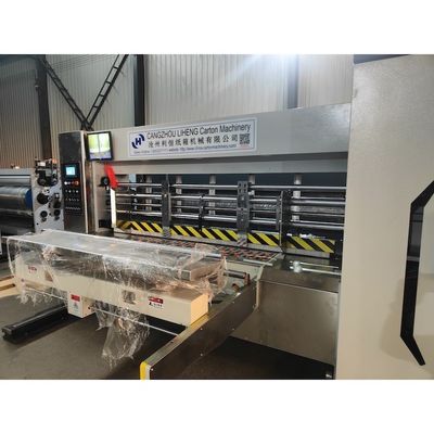 Drie kleurenprinter Slotter die cutting machine voor de productie van golfkarton