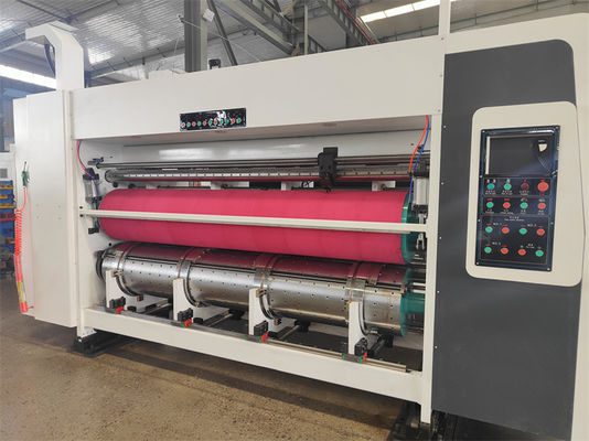 18000 KG Direct Chain Feeding gegolfde karton Printing Slotting Die Cutting Machine