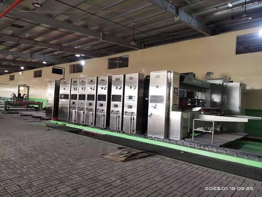 Voltage 380 Automatische kartonnen doos Flexo-printing Die Cutting Slotting Machine voor dozen