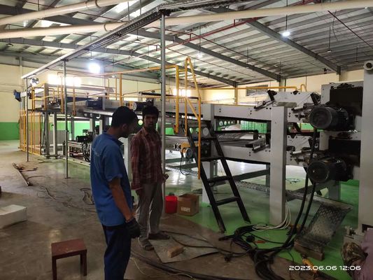 Geavanceerde 3 5 7 Ply gegolfde kartonnen doos productie machine met apparatuur