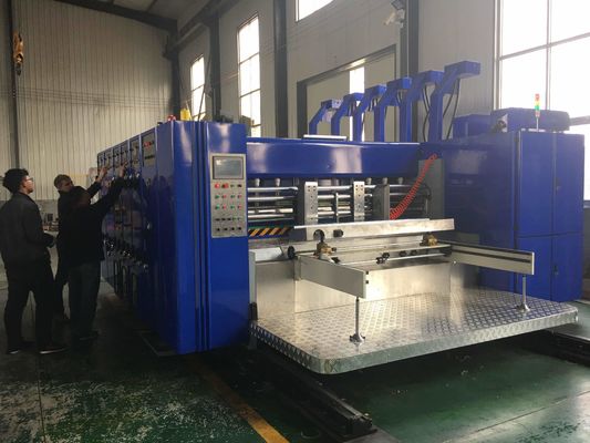 Verpakkingspapier Flexoprinter Slotter Die Cutting Machine voor bouwmaterialenwinkels