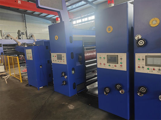 High Speed Flexo Printer Slotter Die Cutting Carton Printing Machinery voor 18000 KG