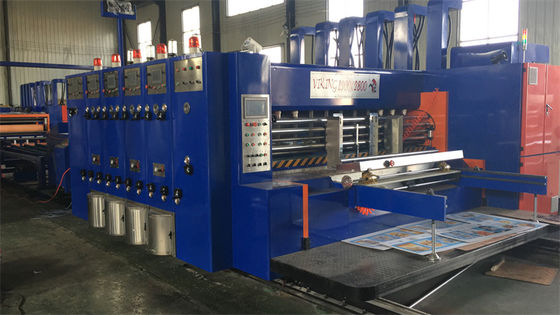 High Speed Flexo Printer Slotter Die Cutting Carton Printing Machinery voor 18000 KG