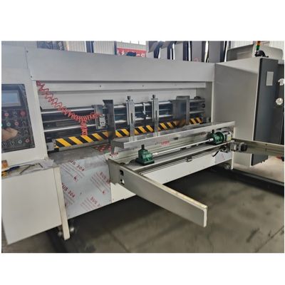Ontwerp Automatische Flexo Printing Slotting Die-snijmachine Met Vibrator Stacker