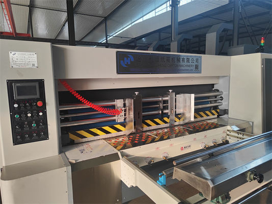 18000 KG Automatische Flexo Printing Slotting Die Cutting Grofed Carton Box Making Machine