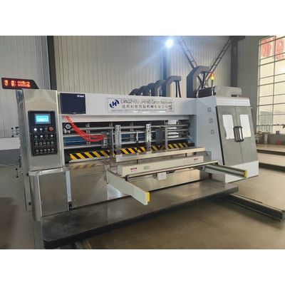 18000 KG Automatische Flexo Printing Slotting Die Cutting Grofed Carton Box Making Machine