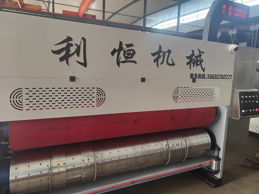 18000 KG Automatische Flexo Printing Slotting Die Cutting Grofed Carton Box Making Machine