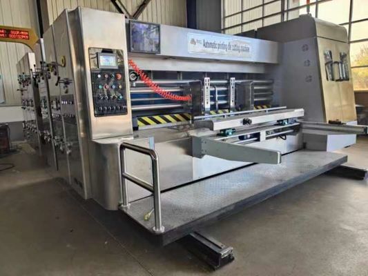 Langer levensduur Automatische karton pizza papier doos maken machine voor gegolfd karton
