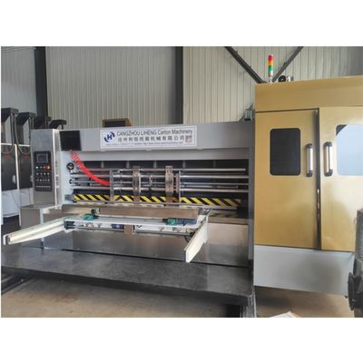 18000 KG Kleine mini golfkarton papier Flexografische printers en die cutter Flexo drukmachine Online verkoop