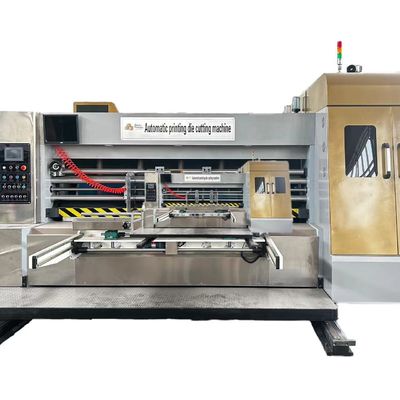18000 KG Kleine mini golfkarton papier Flexografische printers en die cutter Flexo drukmachine Online verkoop