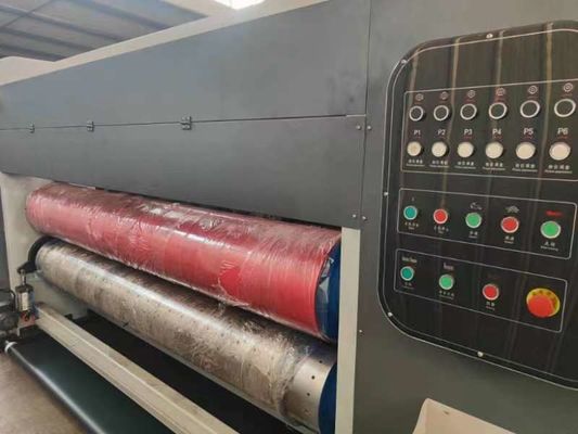 18000 KG Kleine mini golfkarton papier Flexografische printers en die cutter Flexo drukmachine Online verkoop