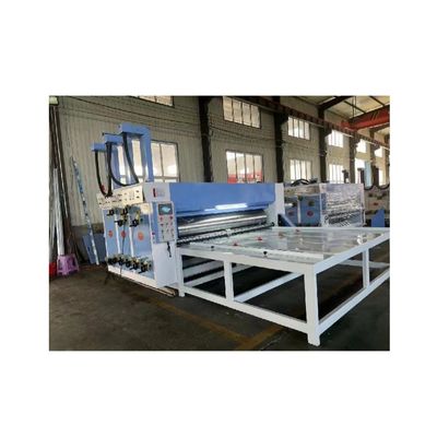 AC380V ketenvoeder golfplaat 4 kleur Flexodrukmachine met slotter en creaser