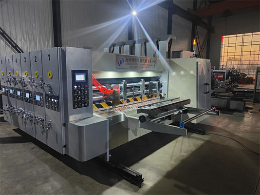 Automatische Flexo Slotter-drukmachine voor kartonnen doos met gegolfd karton