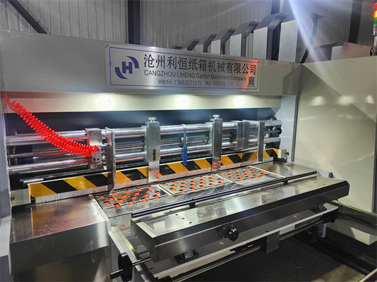 Automatische Flexo Slotter-drukmachine voor kartonnen doos met gegolfd karton