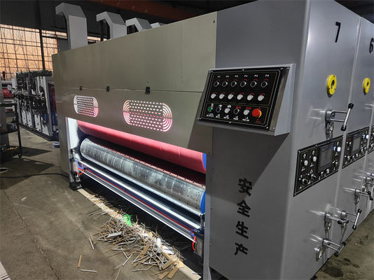 Automatische Flexo Slotter-drukmachine voor kartonnen doos met gegolfd karton