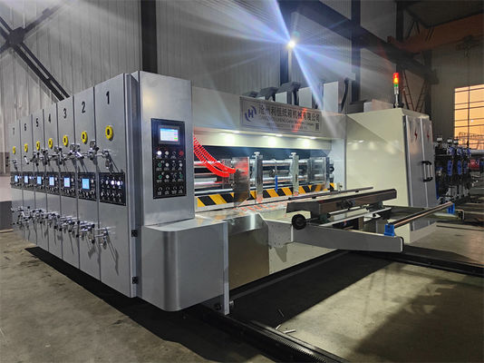 Automatische Flexo Slotter-drukmachine voor kartonnen doos met gegolfd karton