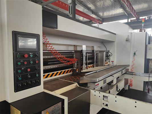 Hotelaren Flexogolfkartonprinten Slotting Rotary Die-snijmachines 1200*960*2200mm