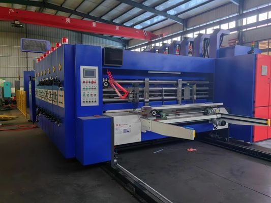 Automatische drukmachine met hoge snelheid voor het snijden van golfkartondozen