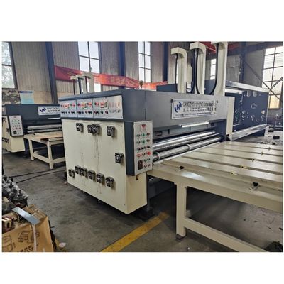 380 V semi-automatische printer slotter en die cutter machine voor golfkarton