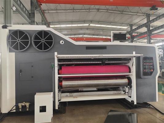 1200*960*2200mm Vacuümoverdracht Flexo-druk Stekende stanskartonmachine