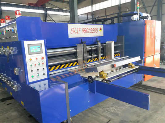 Nieuw uitgebrachte volledig automatische golfkarton die cutting flexoprintmachine