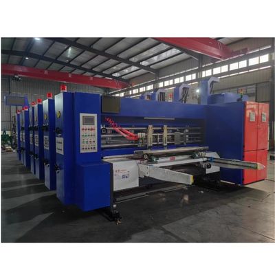 Volledig automatische golfkarton die cutting flexoprintmachine met 380V spanning