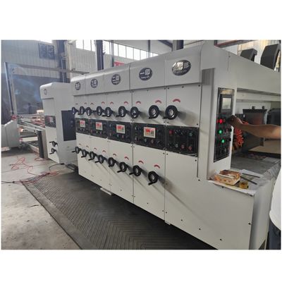 Volledig automatische golfkarton die cutting flexoprintmachine met 380V spanning