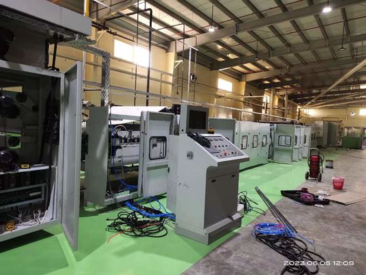 12.5KW servomotor met hoofddrijving 5 laag golfgrootte productielijn voor drukkerijen