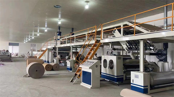 Automatische golfkartonproductielijn voor papiervormmachine