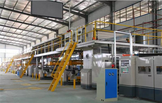 Papiervormende machine voor de volledig automatische productie van golfkarton