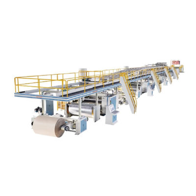 4500 kg Volledig automatische hogesnelheid 3/5/7 Ply gegolfde karton productiemachine